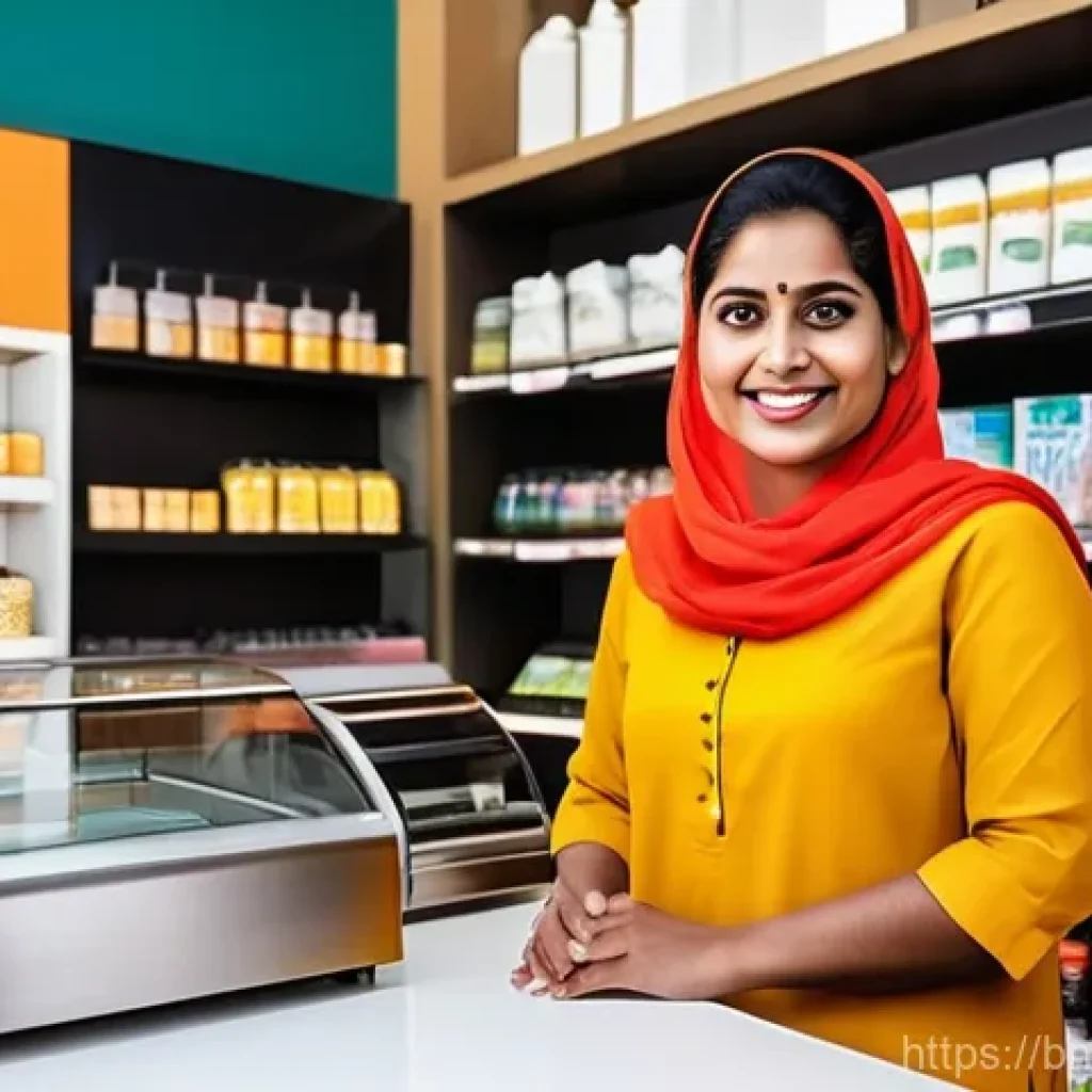 마이크로 프랜차이즈와 고객 경험 혁신 - **Prompt 1: Micro-Franchise Empowerment in a Local Community**
    A vibrant, sunlit storefront of a...