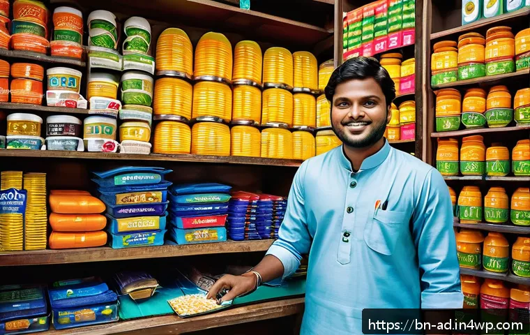 마이크로 프랜차이즈 시장에서의 경쟁력 강화 - A vibrant micro-franchise business scene in Bangladesh featuring a young Bengali entrepreneur using ...